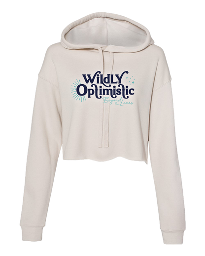 2025 - WILDLY OPTIMISTIC CROP HOODIE