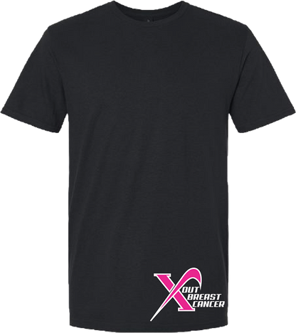 X-OUT BREAST CANCER T-SHIRT (BLACK)