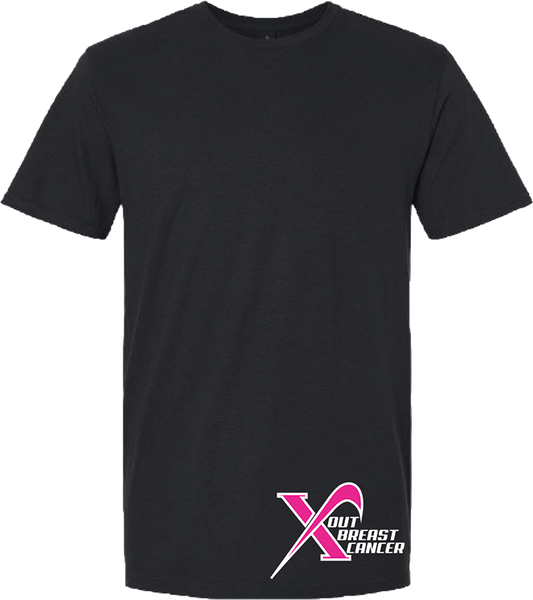 X-OUT BREAST CANCER T-SHIRT (BLACK)