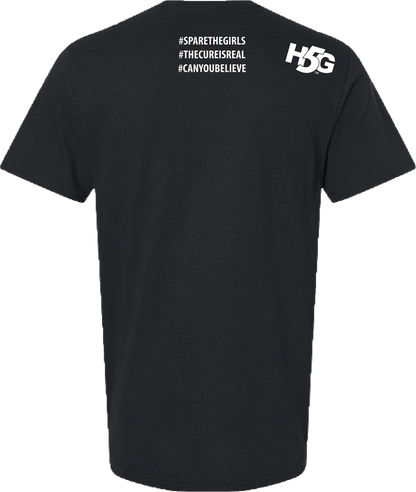 X-OUT BREAST CANCER T-SHIRT (BLACK)