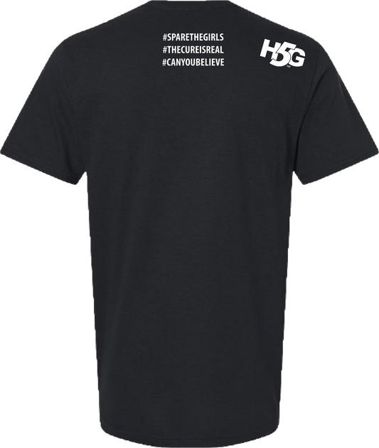X-OUT BREAST CANCER T-SHIRT (BLACK)
