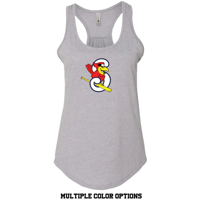 CARDINALS WOMENS GATHERED RACERBACK TANK TOP