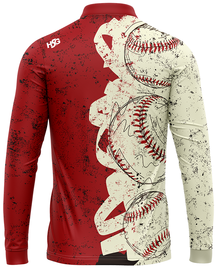 CARDINALS SKETCH 1/4 ZIP (DYE-SUB)