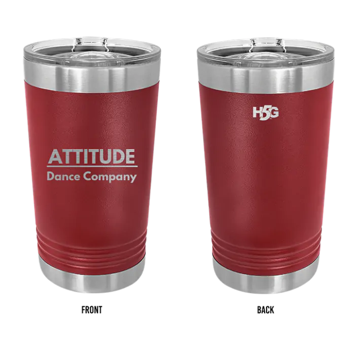 ATTITUDE DANCE - ENGRAVED TRAVEL TUMBLER