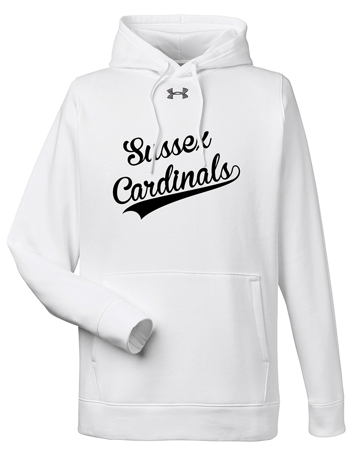 CARDINALS UNDER ARMOUR MENS HOODED SWEATSHIRT