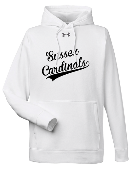 CARDINALS UNDER ARMOUR MENS HOODED SWEATSHIRT