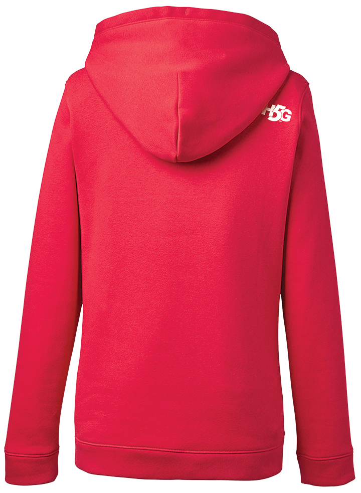 CARDINALS UNDER ARMOUR WOMENS HUSTLE PULLOVER HOODED SWEATSHIRT