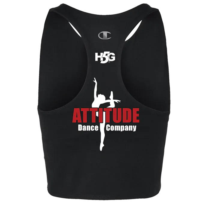 ATTITUDE DANCE - WOMEN'S CROP RACERBACK TANK TOP
