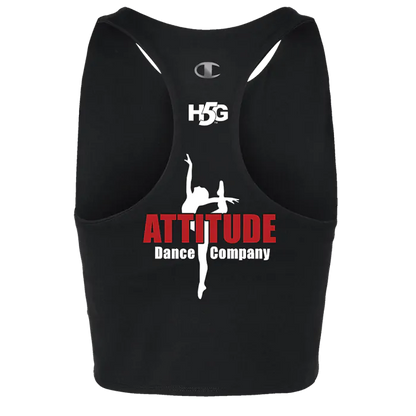 ATTITUDE DANCE - WOMEN'S CROP RACERBACK TANK TOP