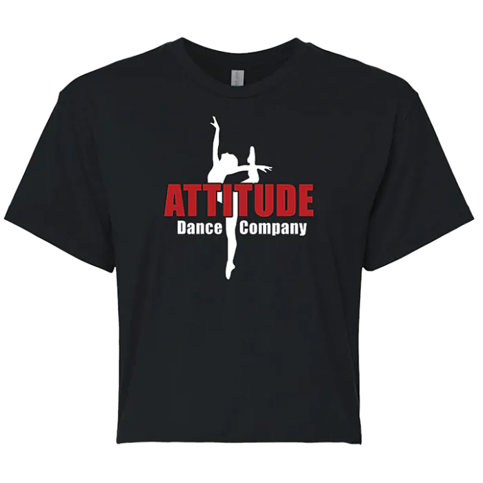 ATTITUDE DANCE - WOMEN'S CROP TOP TEE