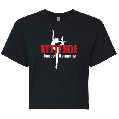 ATTITUDE DANCE - WOMEN'S CROP TOP TEE