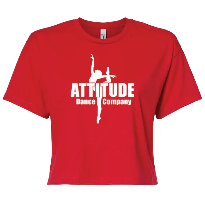 ATTITUDE DANCE - WOMEN'S CROP TOP TEE