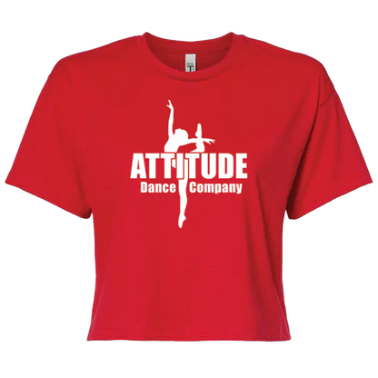 ATTITUDE DANCE - WOMEN'S CROP TOP TEE