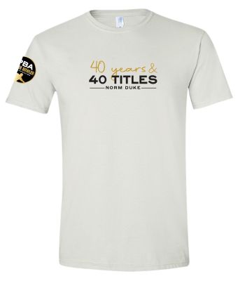 Norm Duke - 40 Years & 40 Titles Tshirt - front