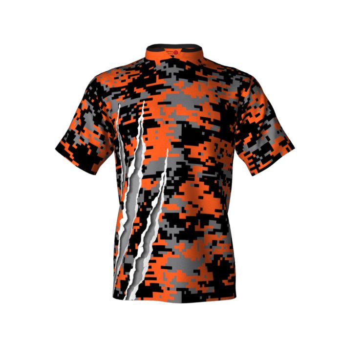 orange digital camo shirt